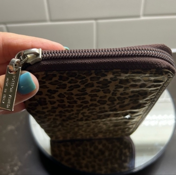Vintage Rare Bottega Venetia Leopard Print Wallet - Picture 8 of 10
